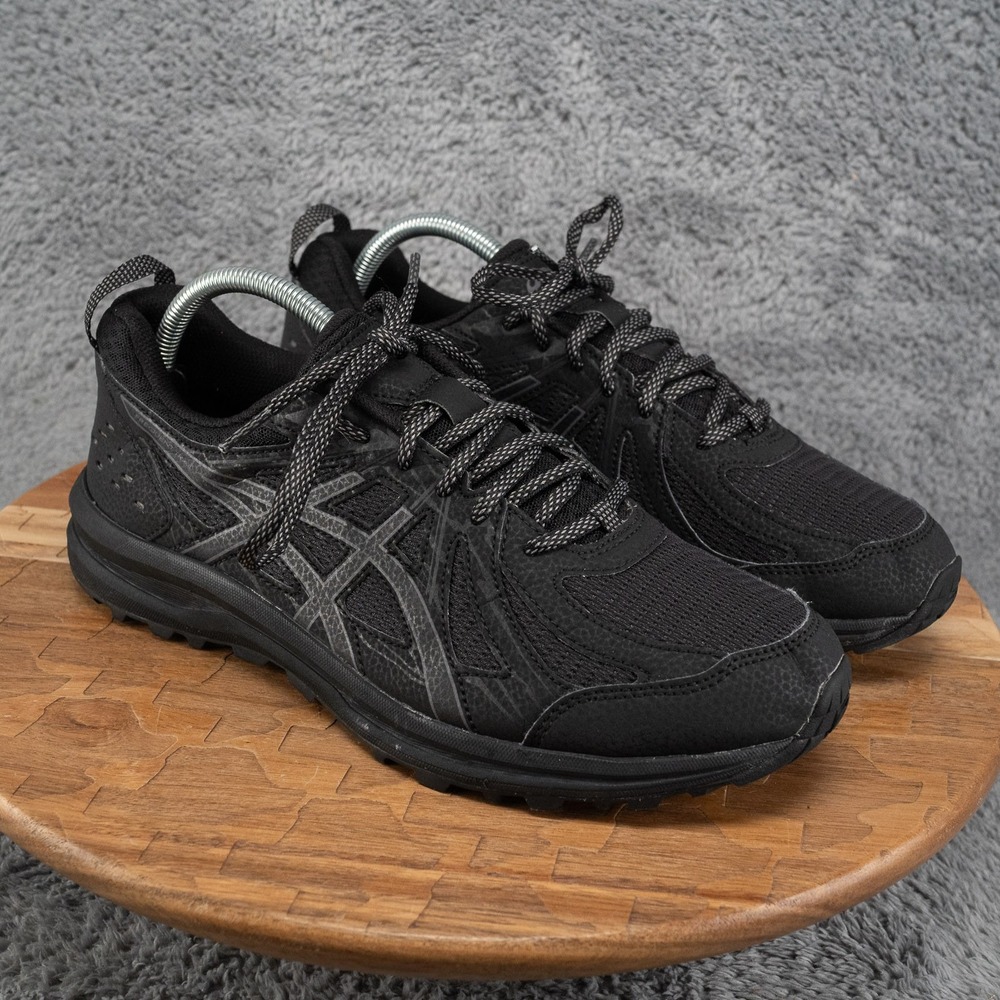 ASICS Frequent Trail Mens Running Shoes Carbon Black Size 9 Wide US Durable Grip